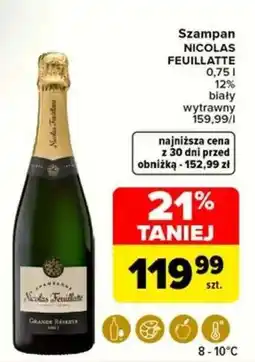 Carrefour Szampan NICOLAS FEUILLATTE oferta