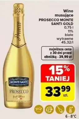 Carrefour PROSECCO MONTE SANTI GOLD oferta