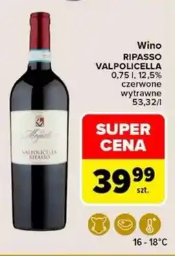 Carrefour Wino RIPASSO VALPOLICELLA oferta