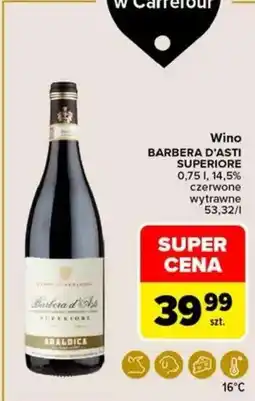 Carrefour Wino BARBERA D’ASTI SUPERIORE oferta