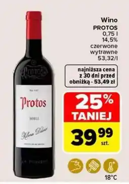 Carrefour Wino PROTOS oferta