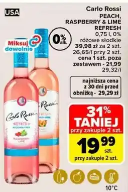 Carrefour Carlo Rossi PEACH, RASPBERRY & LIME REFRESH oferta