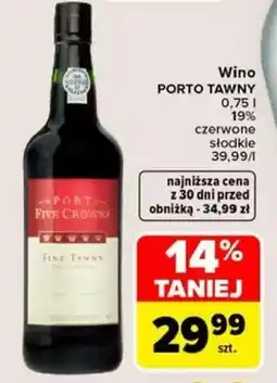 Carrefour Wino PORTO TAWNY oferta