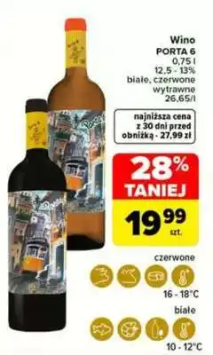 Carrefour Wino PORTA 6 oferta