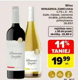 Carrefour Wino Winiarnia Zamojska oferta
