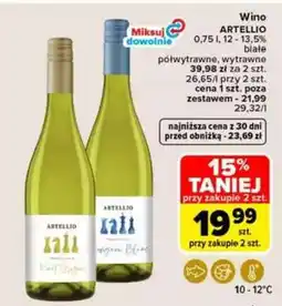 Carrefour Wino Artellio oferta
