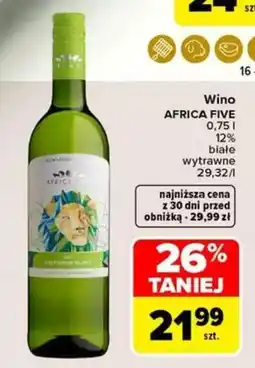 Carrefour Wino AFRICA FIVE oferta