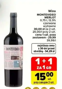 Carrefour Wino MONTEVIDEO MERLOT oferta