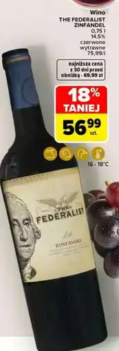 Carrefour THE FEDERALIST ZINFANDEL oferta