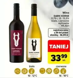 Carrefour Wino DARK HORSE oferta