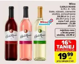 Carrefour Wino Carlo Rossi oferta
