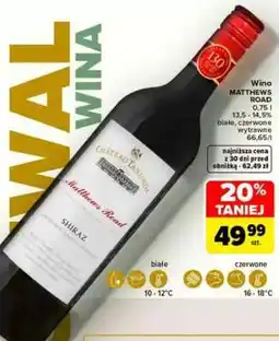 Carrefour Wino MATTHEWS ROAD oferta