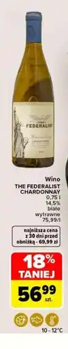 Carrefour Wino THE FEDERALIST CHARDONNAY oferta