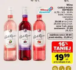 Carrefour Carlo Rossi Refresh oferta