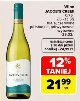 Carrefour Wino Jacob’s Creek oferta