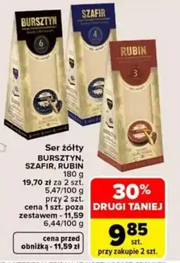 Carrefour Ser żółty BURSZTYN, SZAFIR, RUBIN oferta