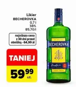 Carrefour Likier Becherovka oferta