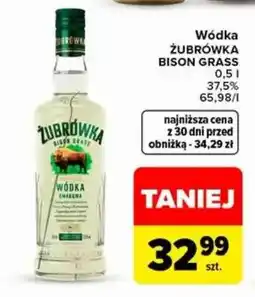 Carrefour Wódka Żubrówka Bison Grass oferta