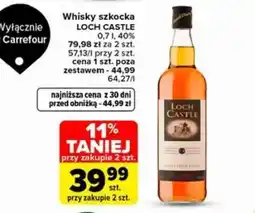 Carrefour Whisky szkocka LOCH CASTLE oferta