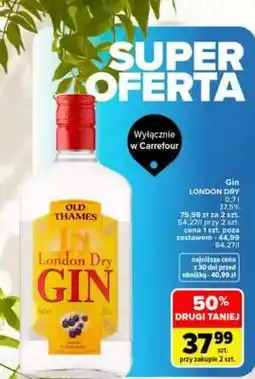 Carrefour OLD THAMES London Dry GIN oferta