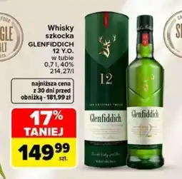 Carrefour Whisky szkocka GLENFIDDICH 12 Y.O oferta