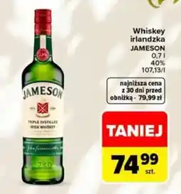 Carrefour Whiskey irlandzka JAMESON oferta