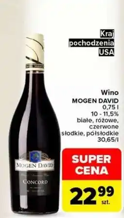 Carrefour MOGEN DAVID oferta