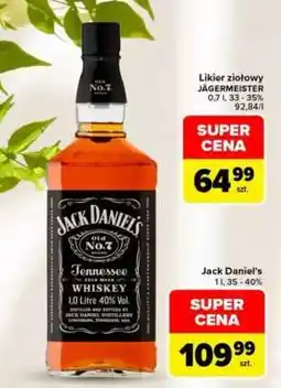 Carrefour JACK DANIEL’S oferta