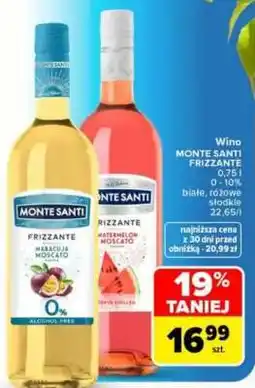 Carrefour MONTE SANTI FRIZZANTE oferta