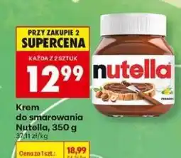Biedronka Krem do smarowania Nutella 350 g oferta