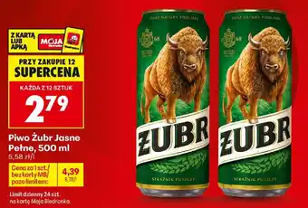 Piwo Żubr Jasne Pełne
