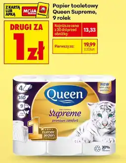 Biedronka Papier toaletowy Queen Supreme oferta