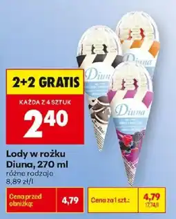 Biedronka Lody w rożku Diuna oferta