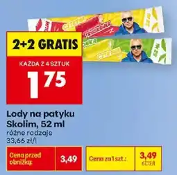 Biedronka Lody na patyku Skolim oferta
