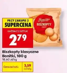 Biedronka Biszkopty klasyczne Bonitki oferta