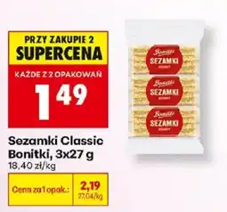 Biedronka Sezamki Classic Bonitki oferta