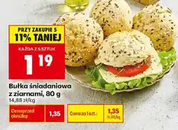 Biedronka Bułka śniadaniowa z ziarnami oferta