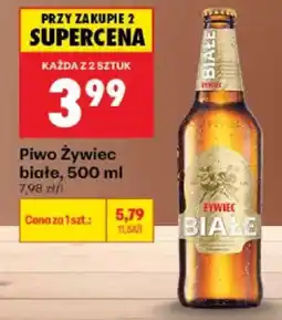 Biedronka Piwo Żywiec białe oferta