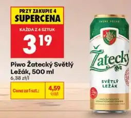Biedronka Piwo Žatecký Světlý Ležák oferta