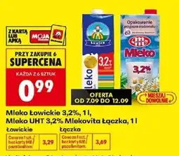 Biedronka Mleko Łowickie 3,2% Mlekovita Łączka oferta