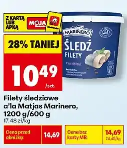 Biedronka Filety śledzie a'la Matjas Marinero oferta