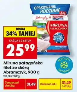 Biedronka Miruna patagońska filet ze skórą Abramczyk oferta