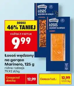 Biedronka Łosoś wędzony na gorąco Marinero oferta
