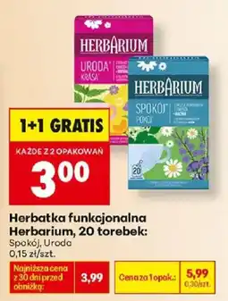 Biedronka Herbatka funkcjonalna Herbarium oferta