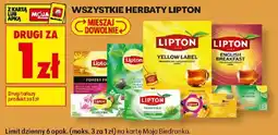 Biedronka Wszystkie herbaty Lipton oferta