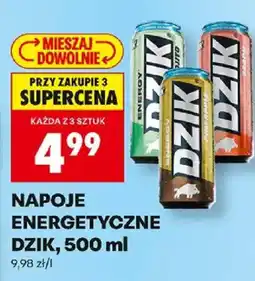 Biedronka Napoje Energetyczne Dzik oferta