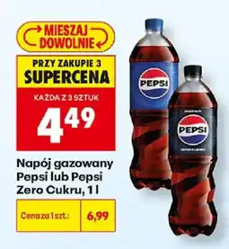 Biedronka Napój gazowany Pepsi lub Pepsi Zero Cukru oferta