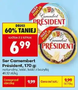 Biedronka Ser Camembert Président oferta