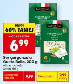 Biedronka Ser gorgonzola Gusto Bello oferta