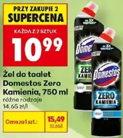 Biedronka Żel do toalet Domestos Zero Kamienia oferta